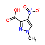 InChI=1/C5H5N3O4/c1-7-2-3(8(11)12)4(6-7)5(9)10/h2H,1H3,(H,9,10)