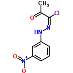 InChI=1/C9H8ClN3O3/c1-6(14)9(10)12-11-7-3-2-4-8(5-7)13(15)16/h2-5,11H,1H3/b12-9+