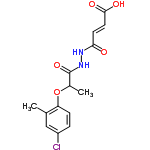 InChI=1/C14H15ClN2O5/c1-8-7-10(15)3-4-11(8)22-9(2)14(21)17-16-12(18)5-6-13(19)20/h3-7,9H,1-2H3,(H,16,18)(H,17,21)(H,19,20)/b6-5+