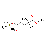 InChI=1/C11H22O4Si/c1-11(2,10(13)14-3)8-7-9(12)15-16(4,5)6/h7-8H2,1-6H3