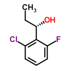 InChI=1/C9H10ClFO/c1-2-8(12)9-6(10)4-3-5-7(9)11/h3-5,8,12H,2H2,1H3/t8-/m0/s1