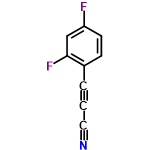 InChI=1/C9H3F2N/c10-8-4-3-7(2-1-5-12)9(11)6-8/h3-4,6H