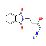 InChI=1/C12H9N3O3/c13-14-7-8(16)5-6-15-11(17)9-3-1-2-4-10(9)12(15)18/h1-4,7H,5-6H2/p+1/b8-7+