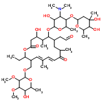 InChI=1/C46H77NO17/c1-13-33-30(22-58-45-42(57-12)41(56-11)37(52)26(5)60-45)18-23(2)14-15-31(49)24(3)19-29(16-17-48)39(25(4)32(50)20-34(51)62-33)64-44-38(53)36(47(9)10)40(27(6)61-44)63-35-21-46(8,55)43(54)28(7)59-35/h14-15,17-18,24-30,32-33,35-45,50,52-55H,13,16,19-22H2,1-12H3/b15-14+,23-18+