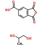 InChI=1/C9H4O5.C3H8O2/c10-7(11)4-1-2-5-6(3-4)9(13)14-8(5)12;1-3(5)2-4/h1-3H,(H,10,11);3-5H,2H2,1H3