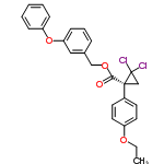 InChI=1/C25H22Cl2O4/c1-2-29-20-13-11-19(12-14-20)24(17-25(24,26)27)23(28)30-16-18-7-6-10-22(15-18)31-21-8-4-3-5-9-21/h3-15H,2,16-17H2,1H3/t24-/m0/s1