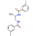 InChI=1/C17H16I2N2O2/c1-11(21-17(23)13-5-3-7-15(19)9-13)10-20-16(22)12-4-2-6-14(18)8-12/h2-9,11H,10H2,1H3,(H,20,22)(H,21,23)