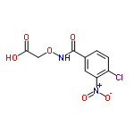 InChI=1/C9H7ClN2O6/c10-6-2-1-5(3-7(6)12(16)17)9(15)11-18-4-8(13)14/h1-3H,4H2,(H,11,15)(H,13,14)