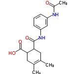 InChI=1/C18H22N2O4/c1-10-7-15(16(18(23)24)8-11(10)2)17(22)20-14-6-4-5-13(9-14)19-12(3)21/h4-6,9,15-16H,7-8H2,1-3H3,(H,19,21)(H,20,22)(H,23,24)