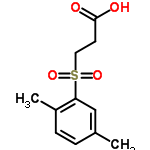 InChI=1/C11H14O4S/c1-8-3-4-9(2)10(7-8)16(14,15)6-5-11(12)13/h3-4,7H,5-6H2,1-2H3,(H,12,13)