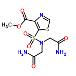 InChI=1/C9H12N4O6S2/c1-19-8(16)7-9(20-4-12-7)21(17,18)13(2-5(10)14)3-6(11)15/h4H,2-3H2,1H3,(H2,10,14)(H2,11,15)