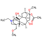 InChI=1/C25H39NO6/c1-5-26-11-23(12-30-3)7-6-19(28)25-15-8-14-17(31-4)10-24(29,16(22(25)26)9-18(23)25)20(15)21(14)32-13(2)27/h14-22,28-29H,5-12H2,1-4H3/t14-,15-,16-,17+,18+,19-,20-,21-,22+,23+,24+,25+/m0/s1