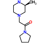 InChI=1/C11H21N3O/c1-10-8-13(7-4-12-10)9-11(15)14-5-2-3-6-14/h10,12H,2-9H2,1H3/t10-/m0/s1