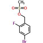 InChI=1/C8H8BrFO3S/c1-14(11,12)13-5-6-2-3-7(9)4-8(6)10/h2-4H,5H2,1H3