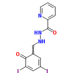 InChI=1/C13H9I2N3O2/c14-9-5-8(12(19)10(15)6-9)7-17-18-13(20)11-3-1-2-4-16-11/h1-7,17H,(H,18,20)