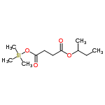 InChI=1/C11H22O4Si/c1-6-9(2)14-10(12)7-8-11(13)15-16(3,4)5/h9H,6-8H2,1-5H3