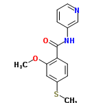 InChI=1/C14H14N2O2S/c1-18-13-8-11(19-2)5-6-12(13)14(17)16-10-4-3-7-15-9-10/h3-9H,1-2H3,(H,16,17)