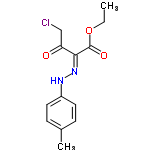 InChI=1/C13H15ClN2O3/c1-3-19-13(18)12(11(17)8-14)16-15-10-6-4-9(2)5-7-10/h4-7,15H,3,8H2,1-2H3/b16-12+