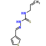 InChI=1/C9H11N3S2/c1-2-4-10-9(13)12-11-6-8-3-5-14-7-8/h2-3,5-7H,1,4H2,(H2,10,12,13)/b11-6+