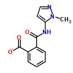 InChI=1/C12H11N3O3/c1-15-10(6-7-13-15)14-11(16)8-4-2-3-5-9(8)12(17)18/h2-7H,1H3,(H,14,16)(H,17,18)/p-1