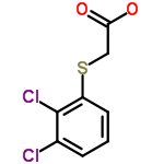 InChI=1/C8H6Cl2O2S/c9-5-2-1-3-6(8(5)10)13-4-7(11)12/h1-3H,4H2,(H,11,12)/p-1