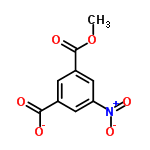 InChI=1/C9H7NO6/c1-16-9(13)6-2-5(8(11)12)3-7(4-6)10(14)15/h2-4H,1H3,(H,11,12)/p-1