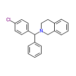 InChI=1/C22H20ClN/c23-21-12-10-19(11-13-21)22(18-7-2-1-3-8-18)24-15-14-17-6-4-5-9-20(17)16-24/h1-13,22H,14-16H2