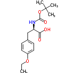 InChI=1/C16H23NO5/c1-5-21-12-8-6-11(7-9-12)10-13(14(18)19)17-15(20)22-16(2,3)4/h6-9,13H,5,10H2,1-4H3,(H,17,20)(H,18,19)/t13-/m1/s1