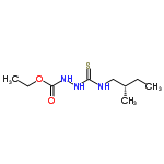 InChI=1/C9H19N3O2S/c1-4-7(3)6-10-8(15)11-12-9(13)14-5-2/h7H,4-6H2,1-3H3,(H,12,13)(H2,10,11,15)/t7-/m0/s1