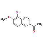 InChI=1/C13H11BrO2/c1-8(15)9-3-5-11-10(7-9)4-6-12(16-2)13(11)14/h3-7H,1-2H3