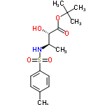 InChI=1/C15H23NO5S/c1-10-6-8-12(9-7-10)22(19,20)16-11(2)13(17)14(18)21-15(3,4)5/h6-9,11,13,16-17H,1-5H3/t11-,13+/m1/s1