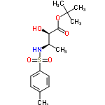 InChI=1/C15H23NO5S/c1-10-6-8-12(9-7-10)22(19,20)16-11(2)13(17)14(18)21-15(3,4)5/h6-9,11,13,16-17H,1-5H3/t11-,13-/m1/s1