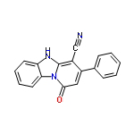 InChI=1/C18H11N3O/c19-11-14-13(12-6-2-1-3-7-12)10-17(22)21-16-9-5-4-8-15(16)20-18(14)21/h1-10,20H