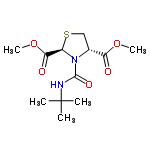 InChI=1/C12H20N2O5S/c1-12(2,3)13-11(17)14-7(9(15)18-4)6-20-8(14)10(16)19-5/h7-8H,6H2,1-5H3,(H,13,17)/t7-,8-/m1/s1