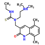 InChI=1/C19H28N4OS/c1-6-20-19(25)23(10-9-22(4)5)12-15-11-16-13(2)7-8-14(3)17(16)21-18(15)24/h7-8,11H,6,9-10,12H2,1-5H3,(H,20,25)(H,21,24)/p+1