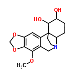 InChI=1/C17H21NO5/c1-21-14-9-7-18-5-4-17(13(18)3-2-11(19)16(17)20)10(9)6-12-15(14)23-8-22-12/h6,11,13,16,19-20H,2-5,7-8H2,1H3