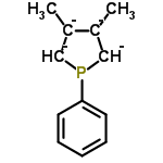 InChI=1/C12H13P/c1-10-8-13(9-11(10)2)12-6-4-3-5-7-12/h3-9H,1-2H3/q-4