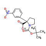 InChI=1/C17H22N2O6/c1-16(2,3)25-15(22)18-9-5-8-17(18,14(20)21)11-12-6-4-7-13(10-12)19(23)24/h4,6-7,10H,5,8-9,11H2,1-3H3,(H,20,21)/t17-/m0/s1