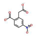 InChI=1/C9H7NO6/c11-8(12)4-5-3-6(10(15)16)1-2-7(5)9(13)14/h1-3H,4H2,(H,11,12)(H,13,14)/p-2