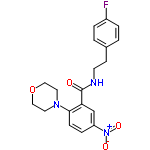 InChI=1/C19H20FN3O4/c20-15-3-1-14(2-4-15)7-8-21-19(24)17-13-16(23(25)26)5-6-18(17)22-9-11-27-12-10-22/h1-6,13H,7-12H2,(H,21,24)