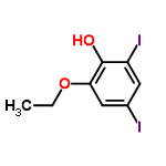 InChI=1/C8H8I2O2/c1-2-12-7-4-5(9)3-6(10)8(7)11/h3-4,11H,2H2,1H3