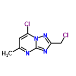 InChI=1/C7H6Cl2N4/c1-4-2-5(9)13-7(10-4)11-6(3-8)12-13/h2H,3H2,1H3