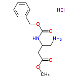 InChI=1/C13H18N2O4.ClH/c1-18-12(16)7-11(8-14)15-13(17)19-9-10-5-3-2-4-6-10;/h2-6,11H,7-9,14H2,1H3,(H,15,17);1H