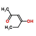 InChI=1/C6H10O2/c1-3-6(8)4-5(2)7/h4,8H,3H2,1-2H3/b6-4+