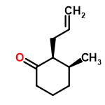 InChI=1/C10H16O/c1-3-5-9-8(2)6-4-7-10(9)11/h3,8-9H,1,4-7H2,2H3/t8-,9-/m0/s1