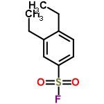 InChI=1/C10H13FO2S/c1-3-8-5-6-10(14(11,12)13)7-9(8)4-2/h5-7H,3-4H2,1-2H3