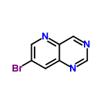 InChI=1/C7H4BrN3/c8-5-1-6-7(10-2-5)3-9-4-11-6/h1-4H