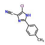 InChI=1/C11H8ClN3/c1-7-2-4-8(5-3-7)11-14-9(6-13)10(12)15-11/h2-5H,1H3,(H,14,15)