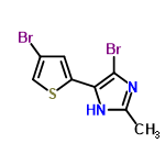 InChI=1/C8H6Br2N2S/c1-4-11-7(8(10)12-4)6-2-5(9)3-13-6/h2-3H,1H3,(H,11,12)