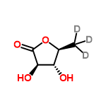 InChI=1/C5H8O4/c1-2-3(6)4(7)5(8)9-2/h2-4,6-7H,1H3/t2-,3-,4+/m0/s1/i1D3